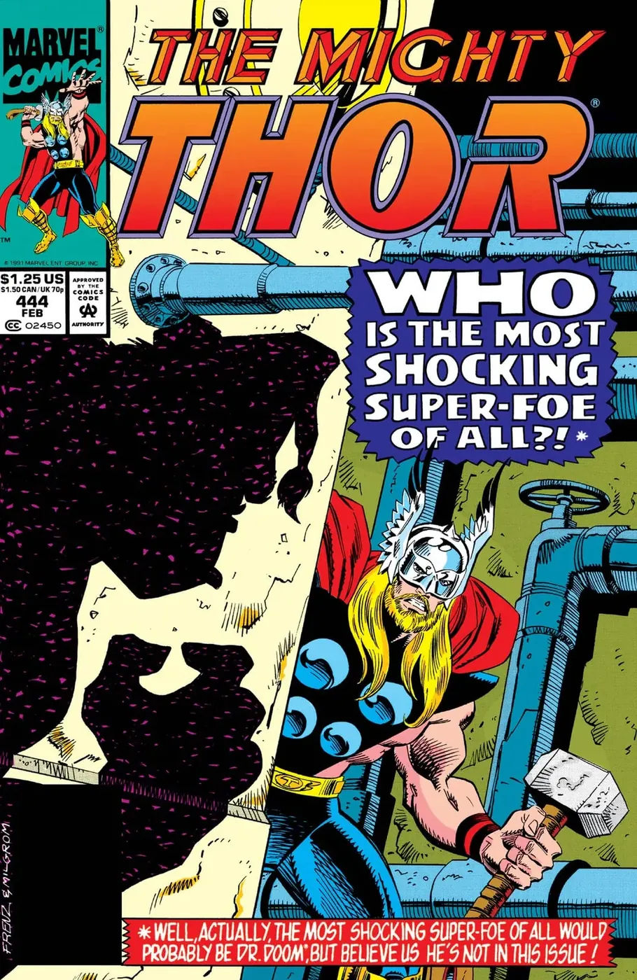 Cover of Thor #444