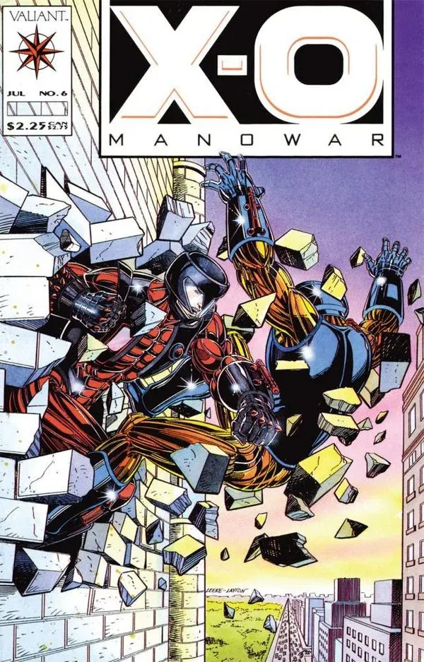Cover of X-O Manowar #6