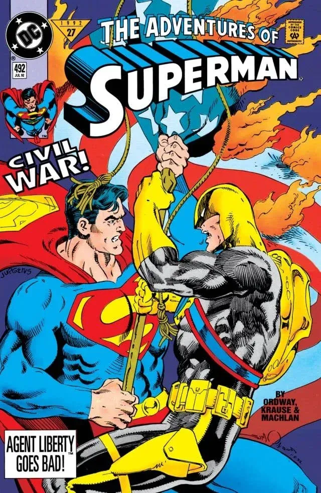 Cover of Adventures of Superman #492