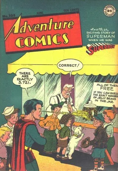 Cover of Adventure Comics #105