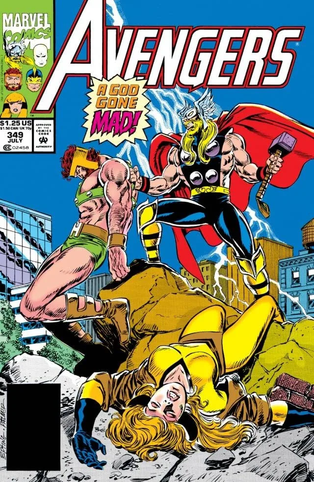 Cover of The Avengers #349