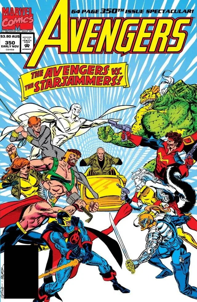 Cover of The Avengers #350