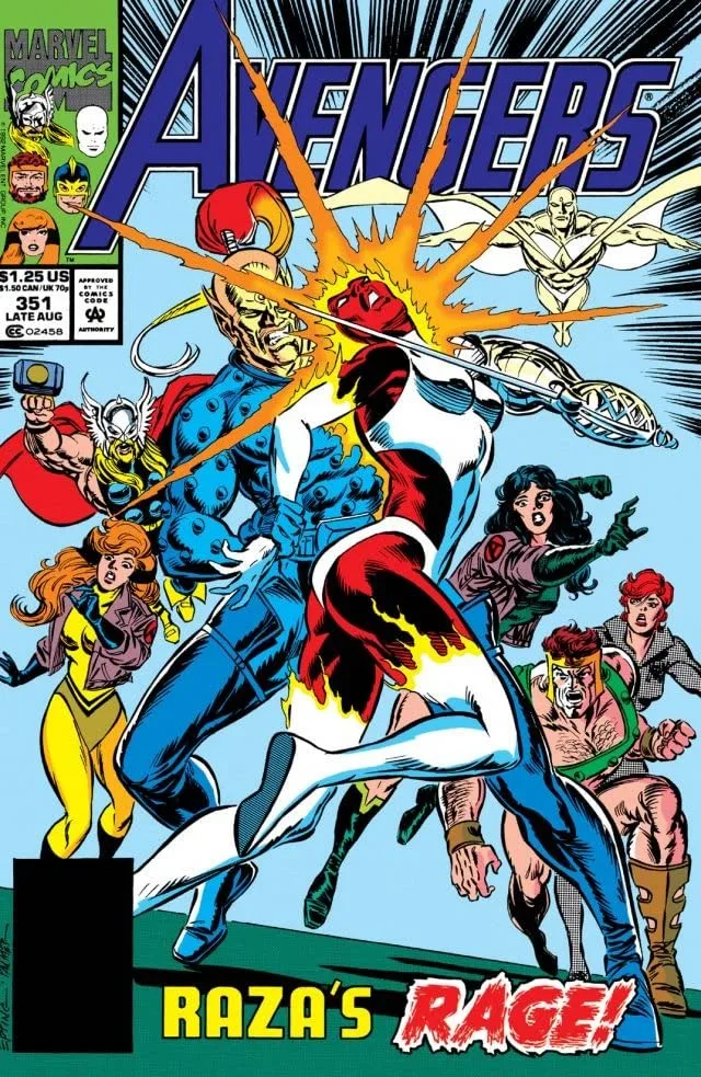 Cover of The Avengers #351