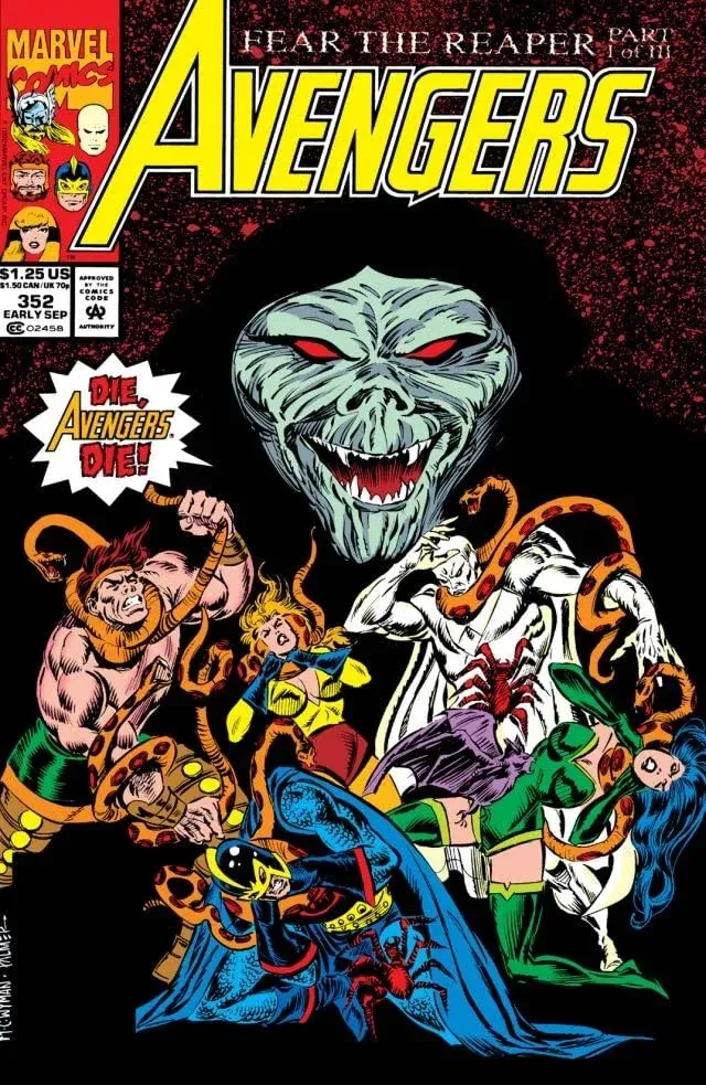 Cover of The Avengers #352