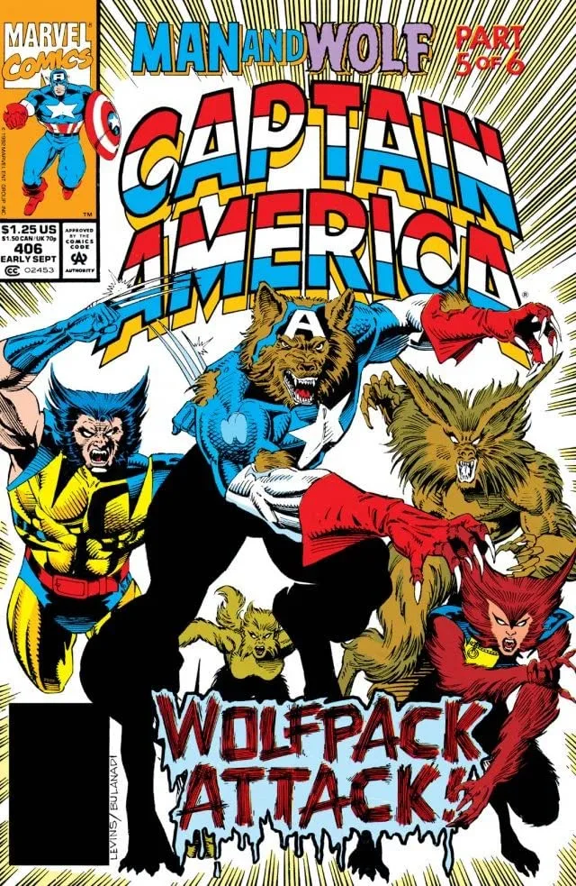 Cover of Captain America #406