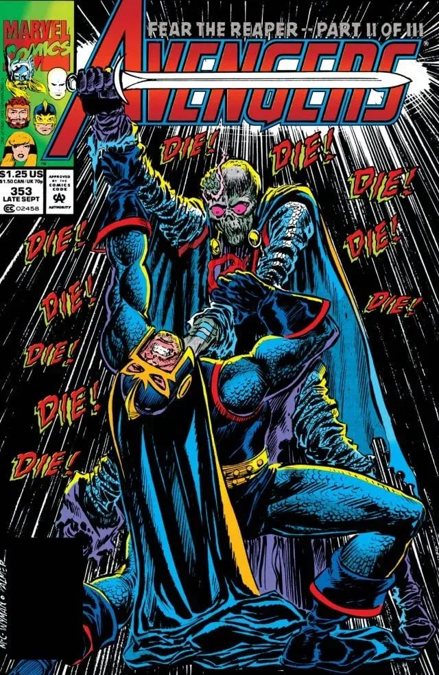 Cover of The Avengers #353