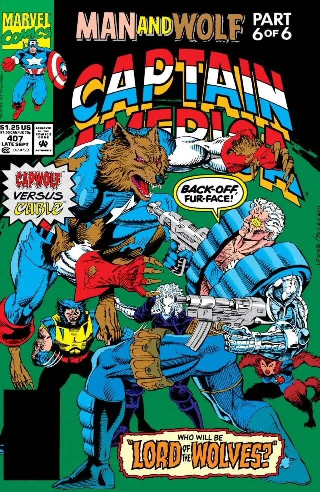 Cover of Captain America #407
