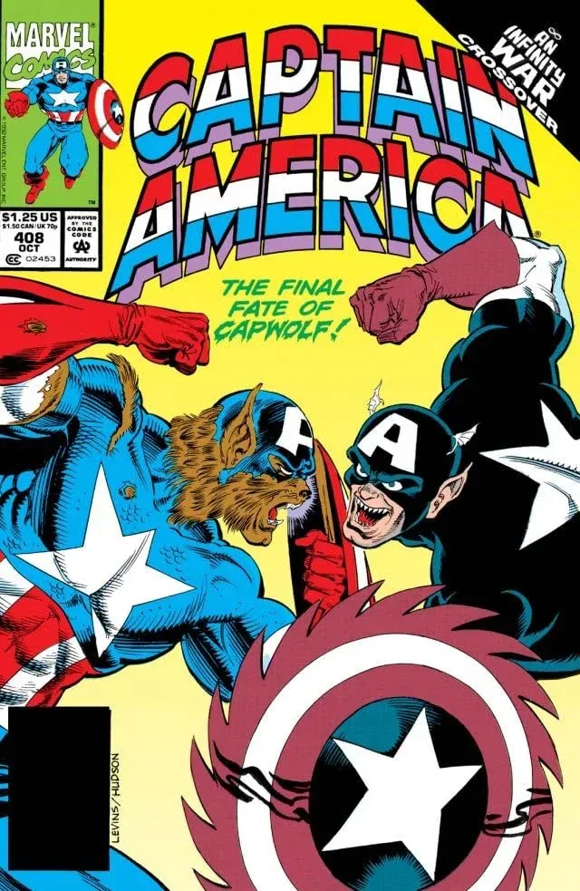 Cover of Captain America #408