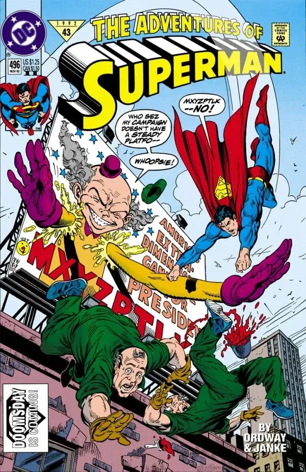 Cover of Adventures of Superman #496