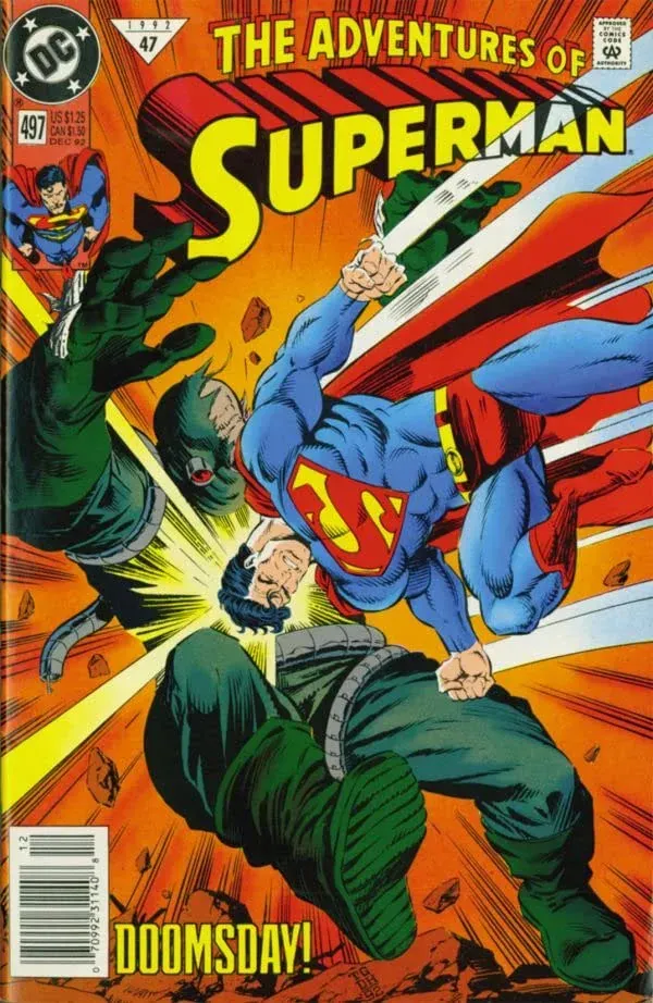 Cover of Adventures of Superman #497