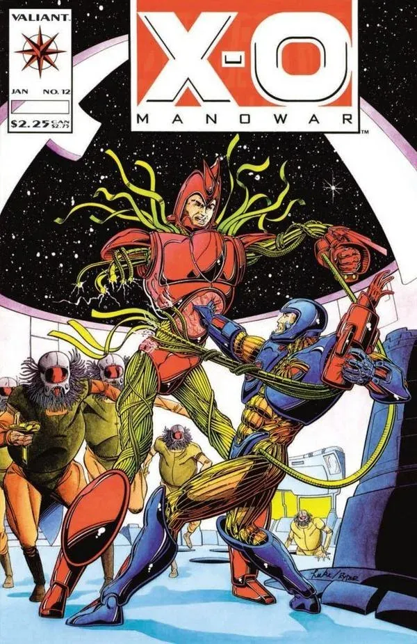 Cover of X-O Manowar #12