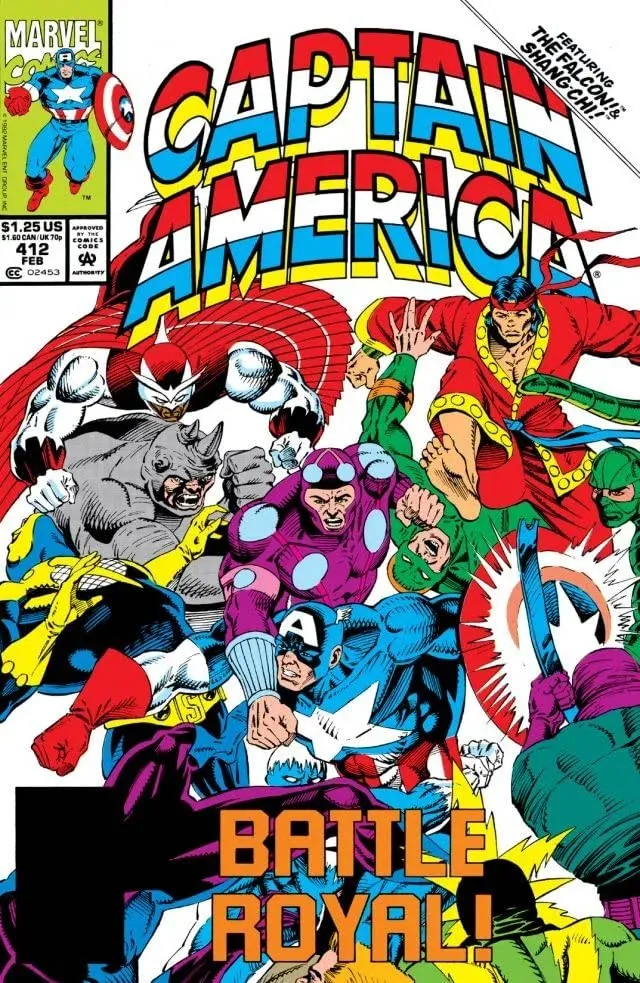 Cover of Captain America #412