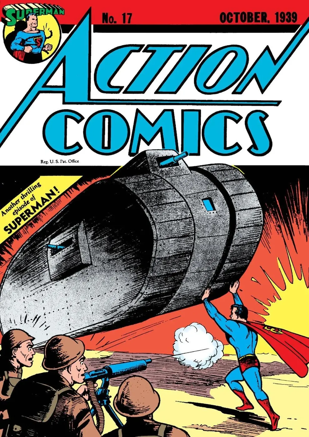 Cover of Action Comics #17