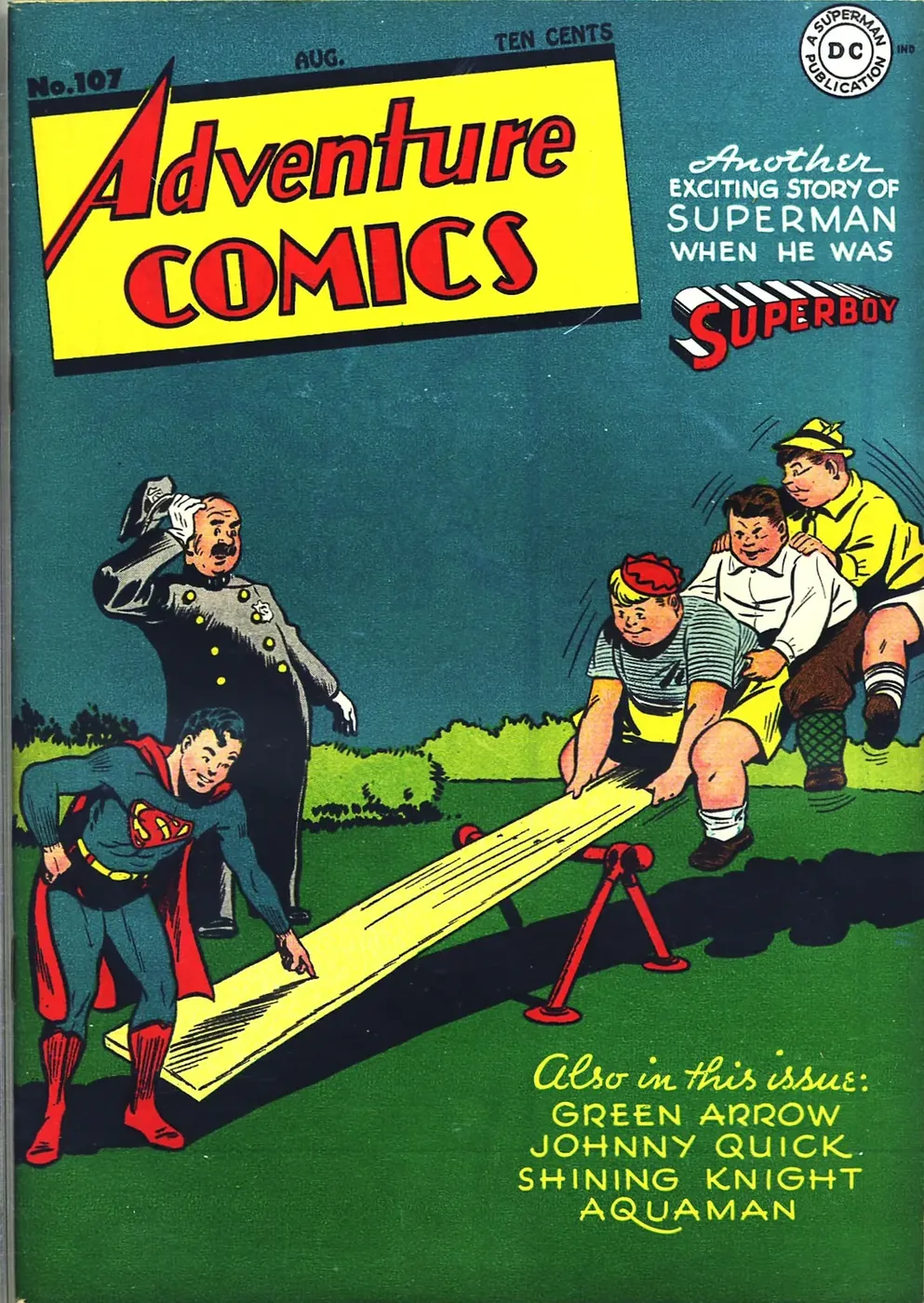Cover of Adventure Comics #107