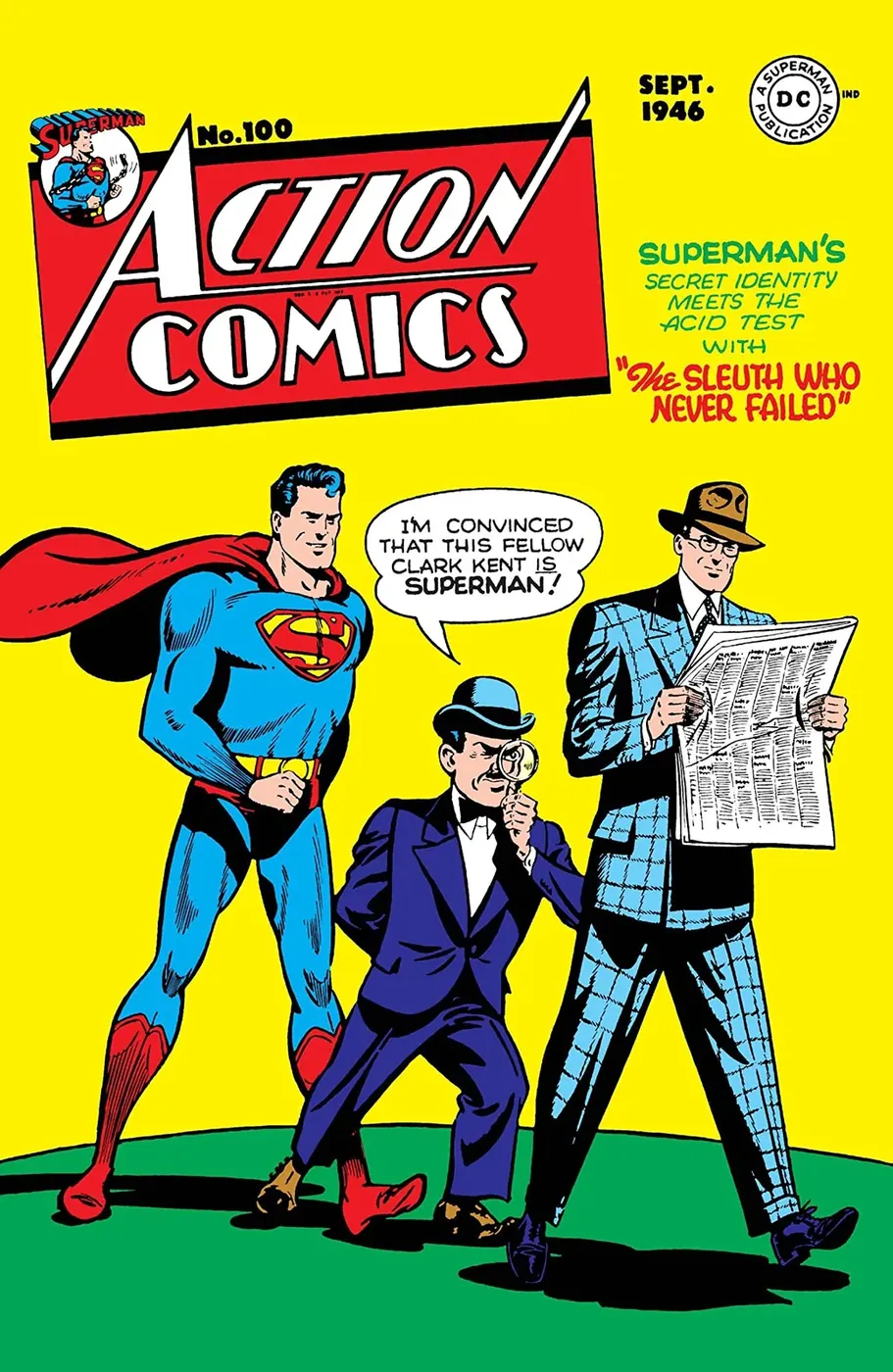 Cover of Action Comics #100