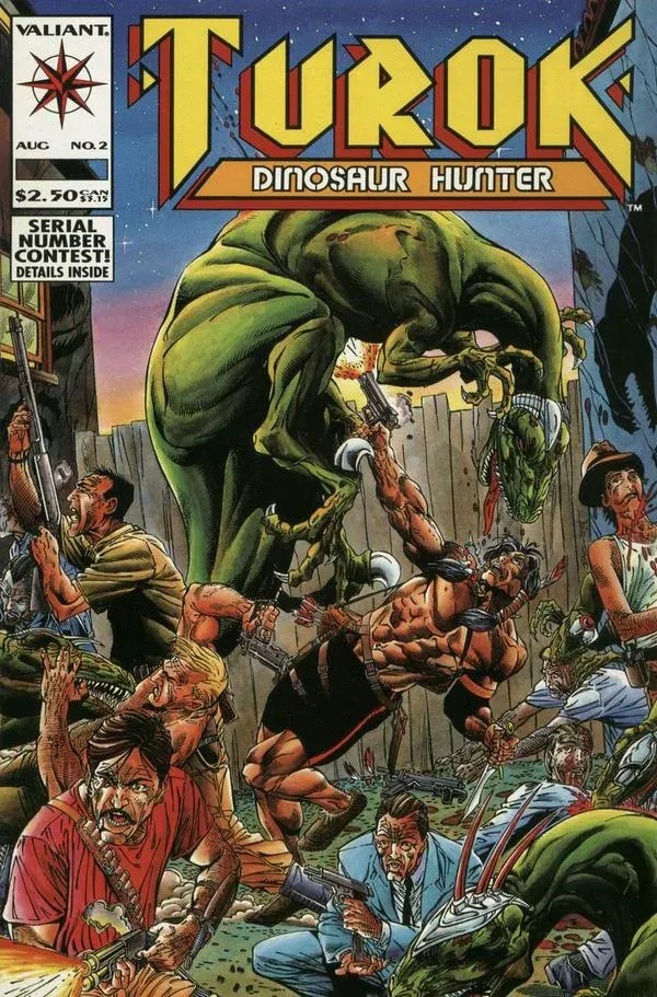 Cover of Turok, Dinosaur Hunter #2