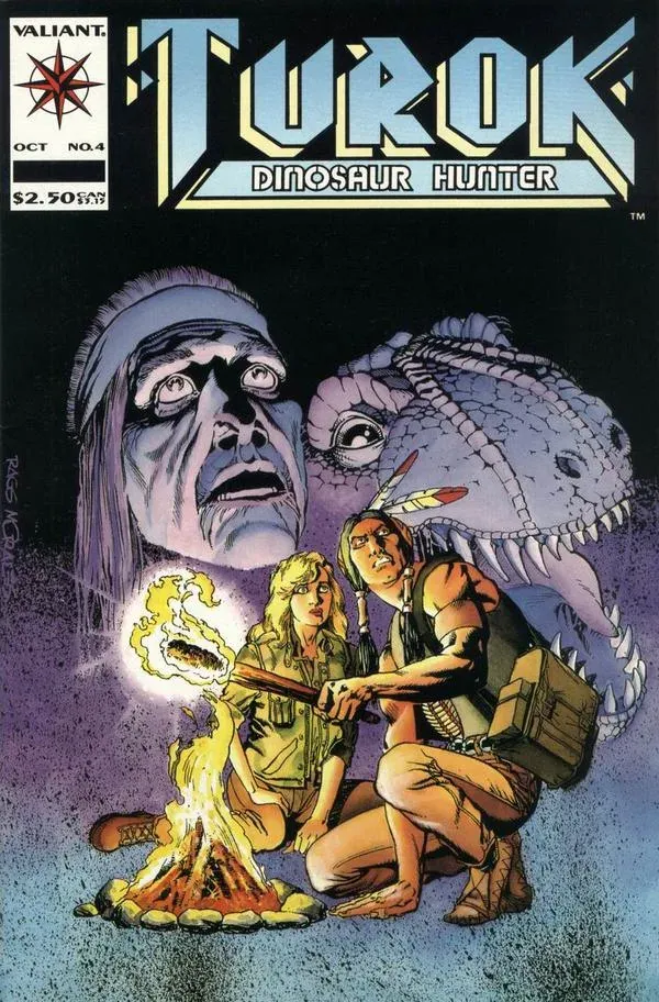 Cover of Turok, Dinosaur Hunter #4