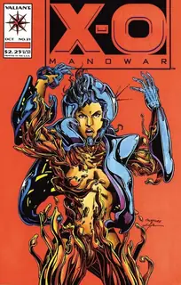 Cover of X-O Manowar #21