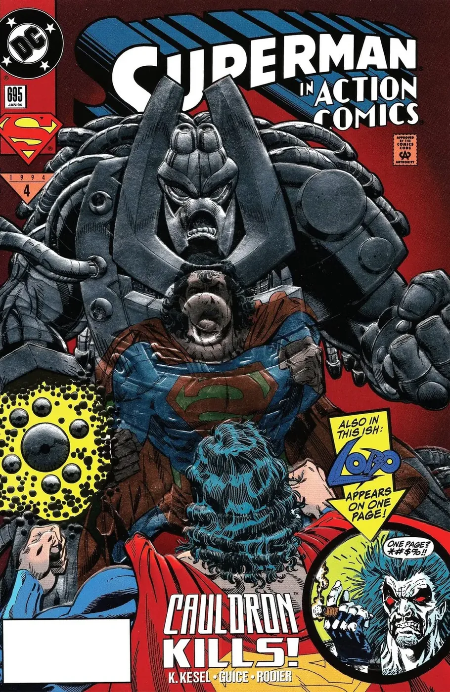 Cover of Action Comics #695