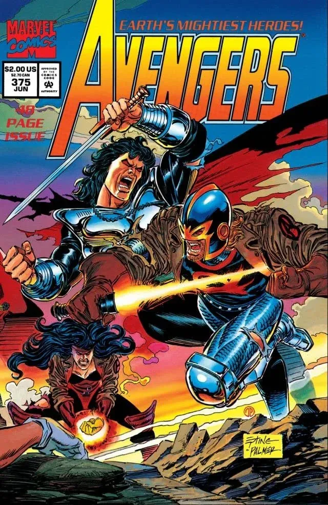 Cover of The Avengers #375