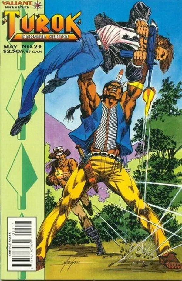 Cover of Turok, Dinosaur Hunter #23