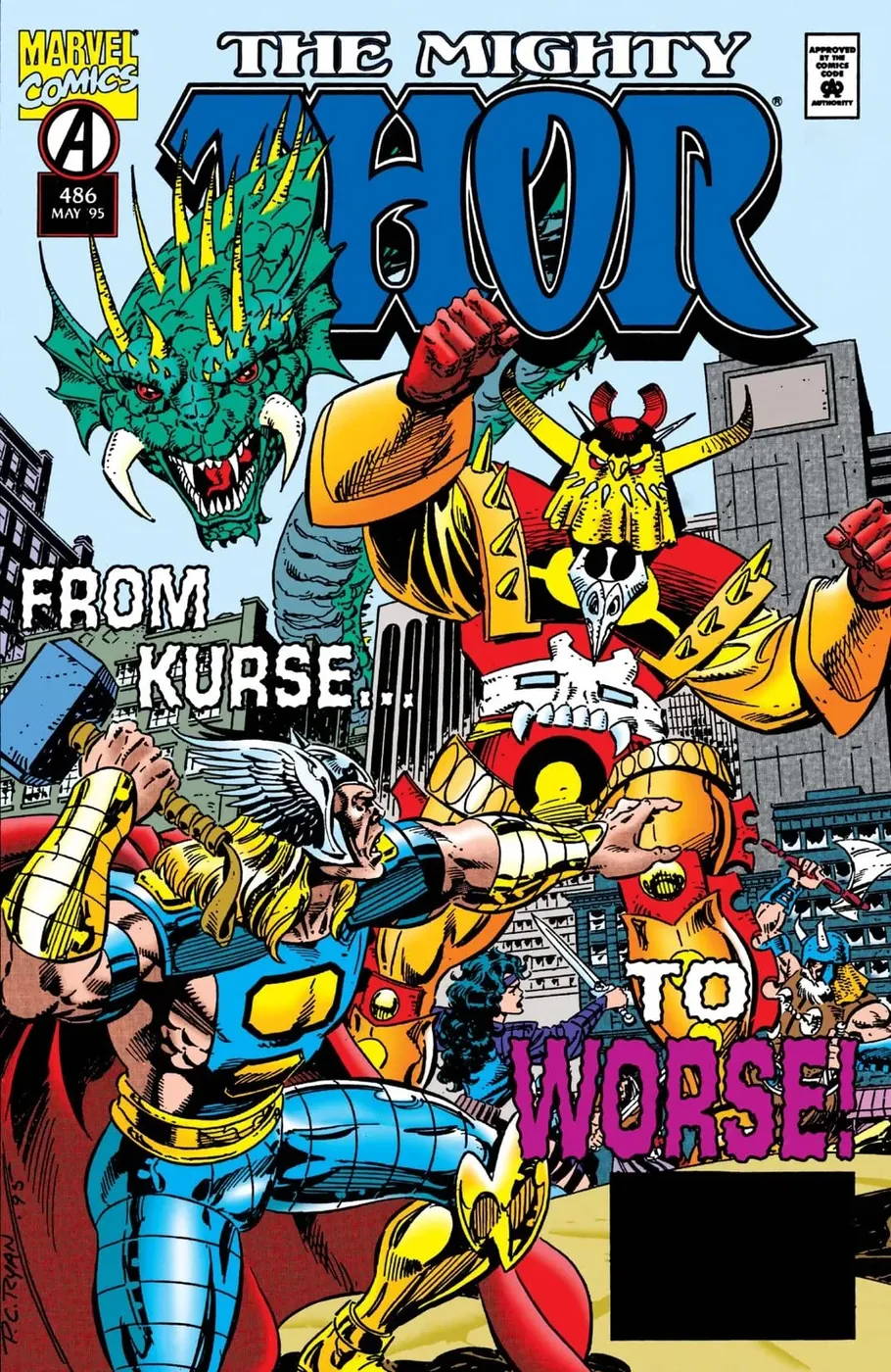Cover of Thor #486