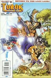 Cover of Turok, Dinosaur Hunter #24