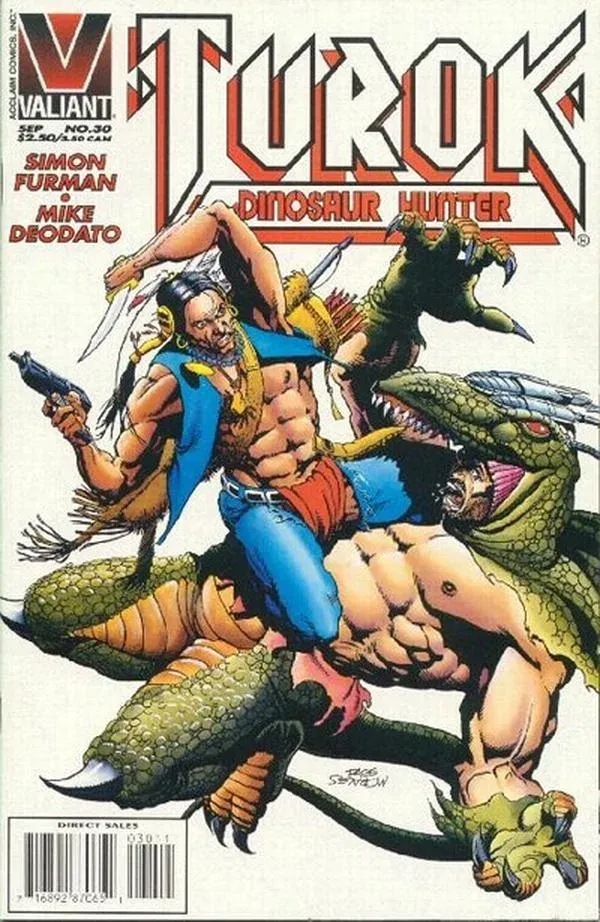Cover of Turok, Dinosaur Hunter #30