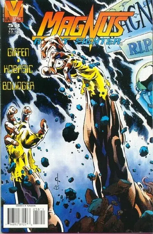 Cover of Magnus Robot Fighter #58