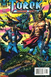Cover of Turok, Dinosaur Hunter #36