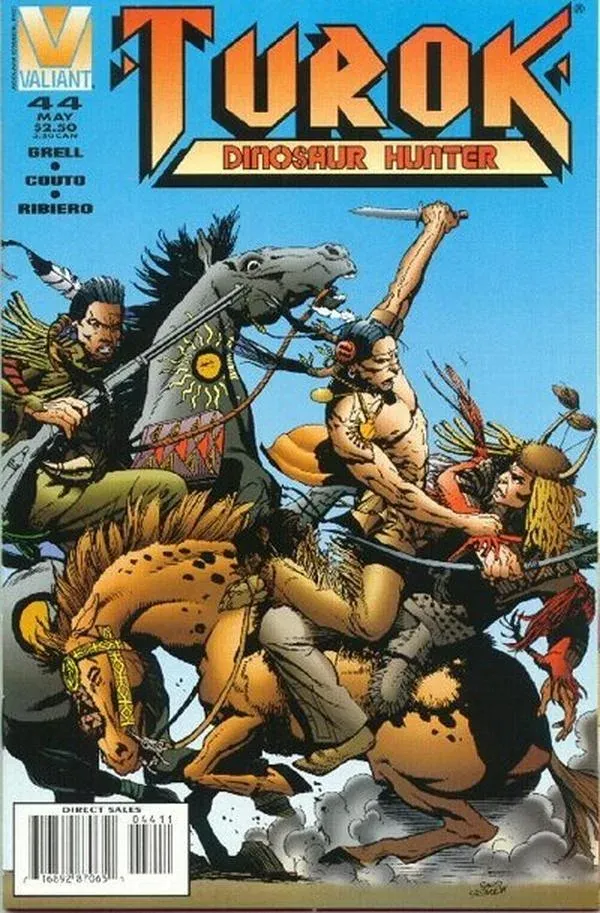 Cover of Turok, Dinosaur Hunter #44
