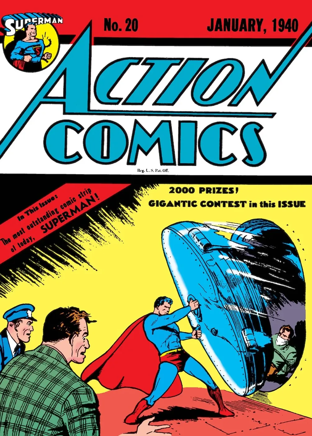 Cover of Action Comics #20