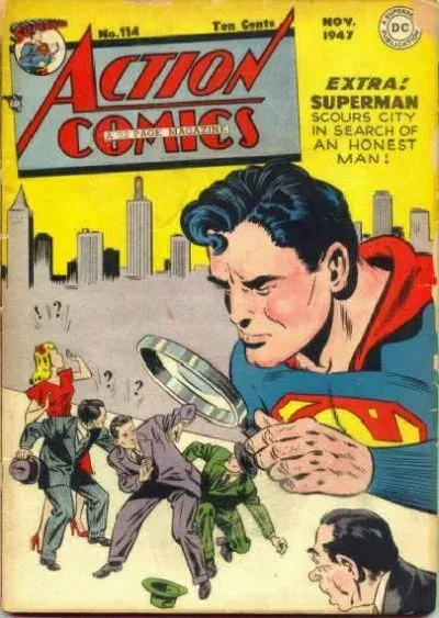 Cover of Action Comics #114