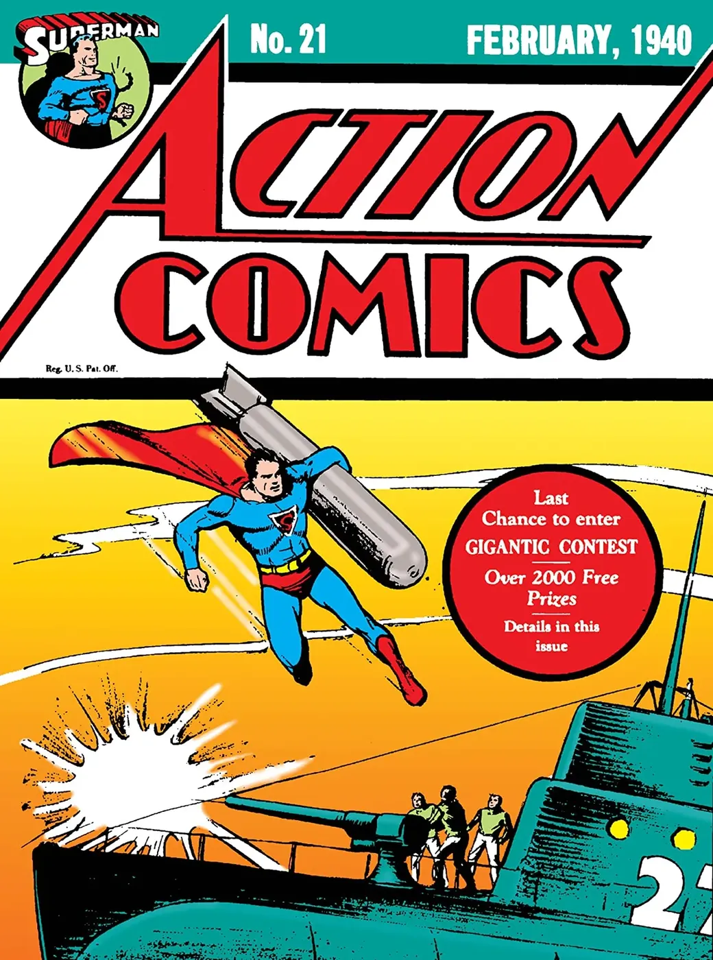 Cover of Action Comics #21