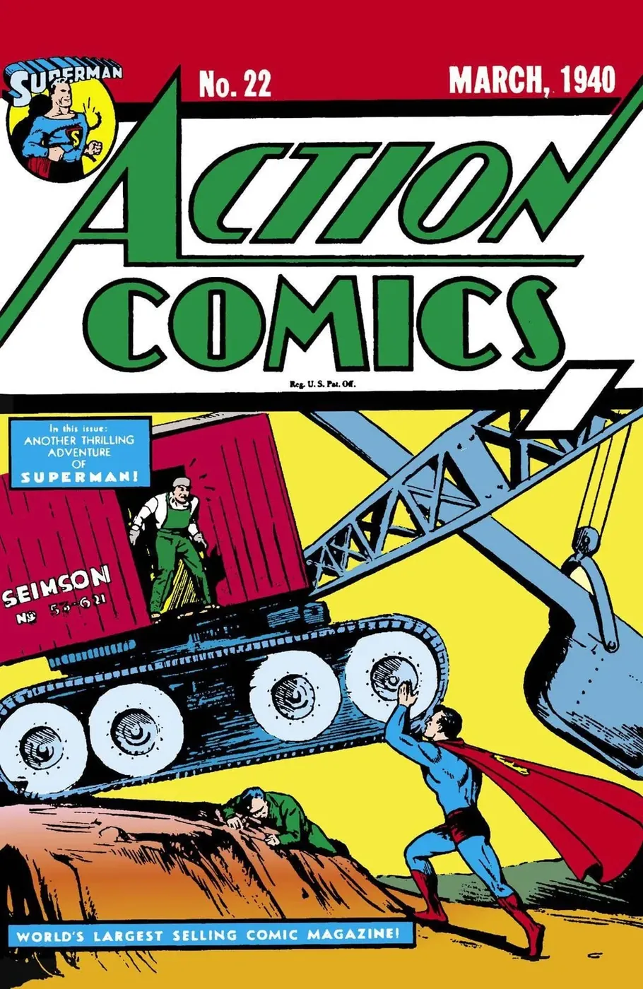 Cover of Action Comics #22