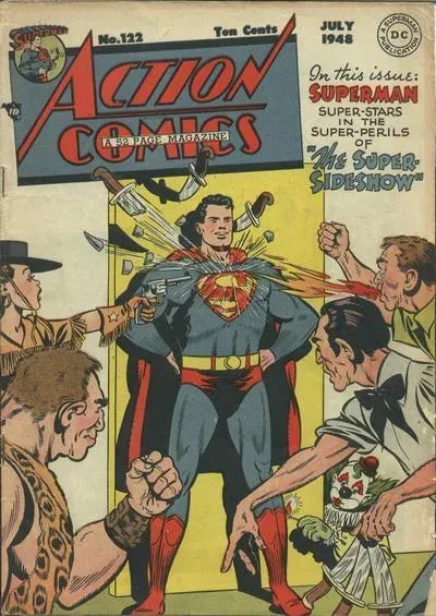 Cover of Action Comics #122