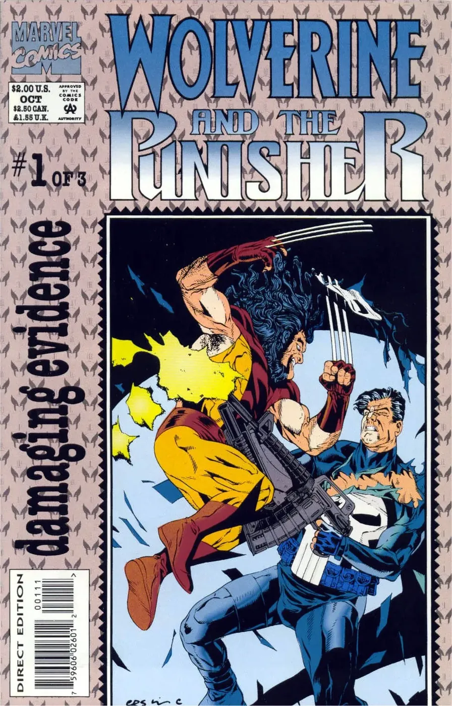 Cover of Wolverine and the Punisher: Damaging Evidence #1
