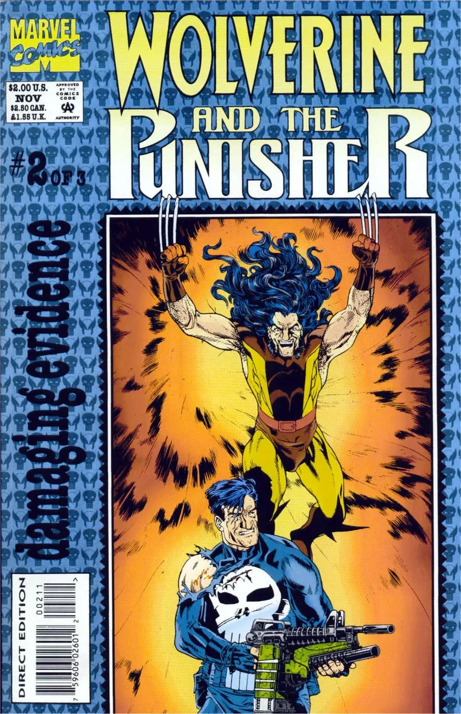 Cover of Wolverine and the Punisher: Damaging Evidence #2