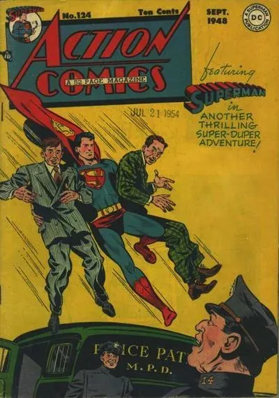 Cover of Action Comics #124