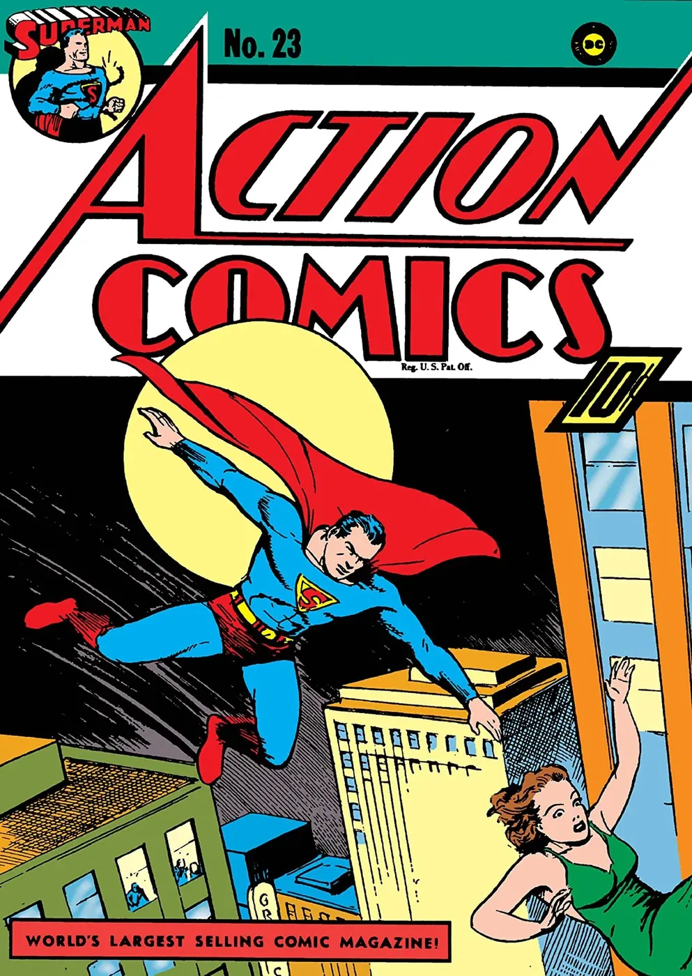 Cover of Action Comics #23