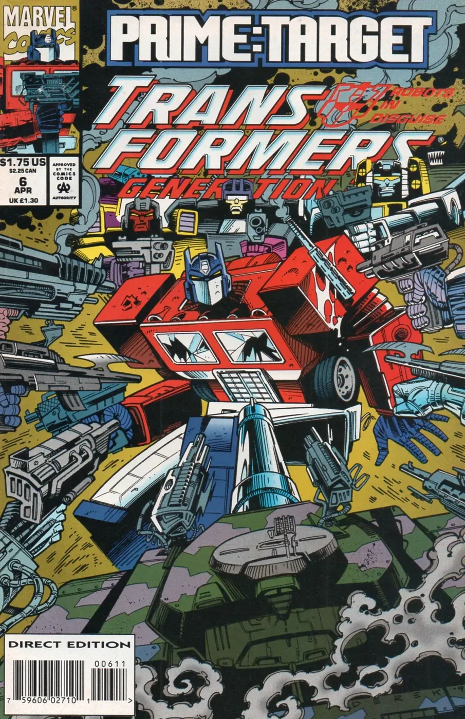 Cover of Transformers: Generation 2 #6