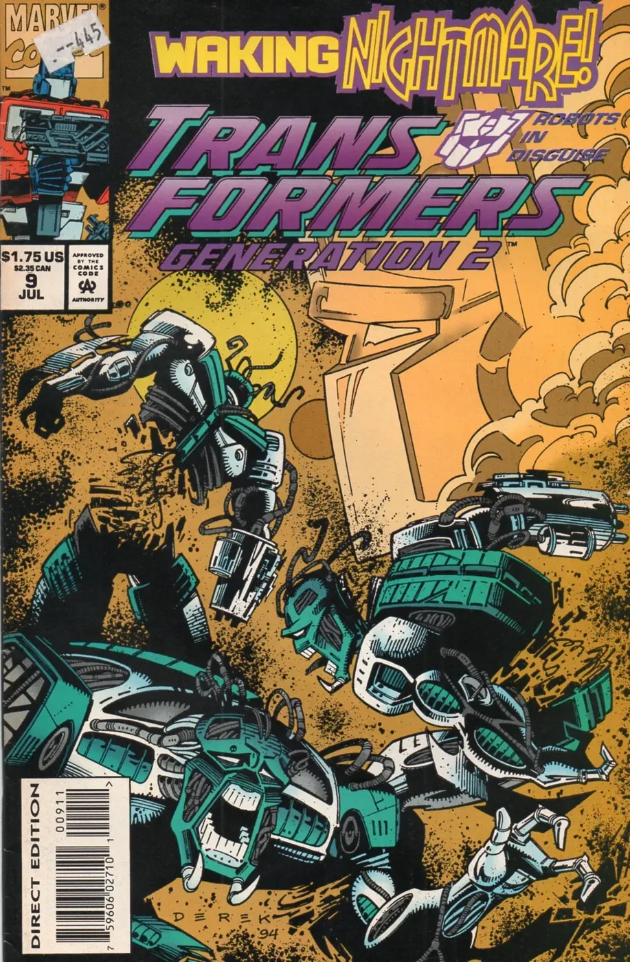 Cover of Transformers: Generation 2 #9