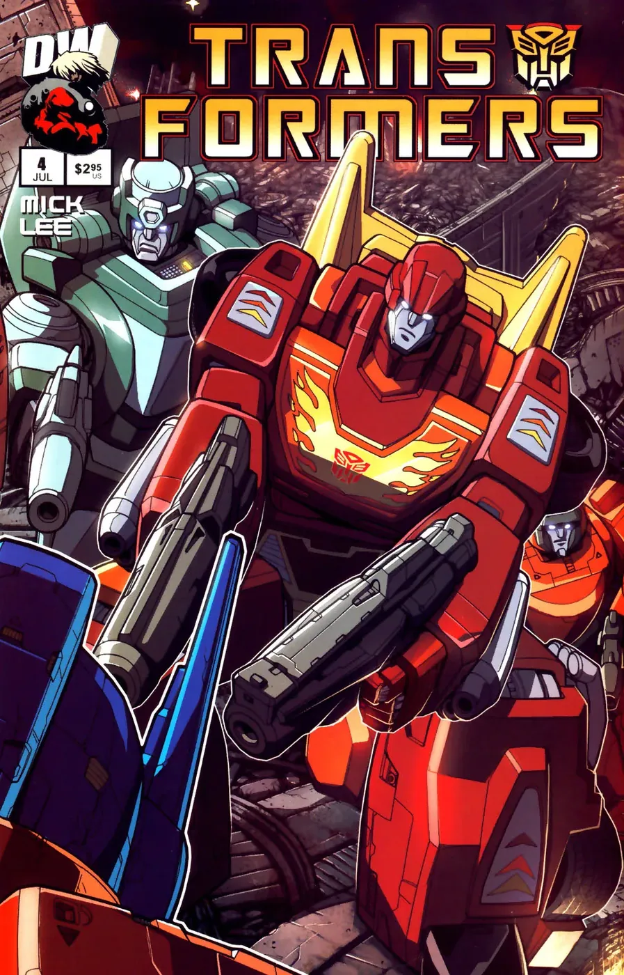 Cover of Transformers: Generation One #4