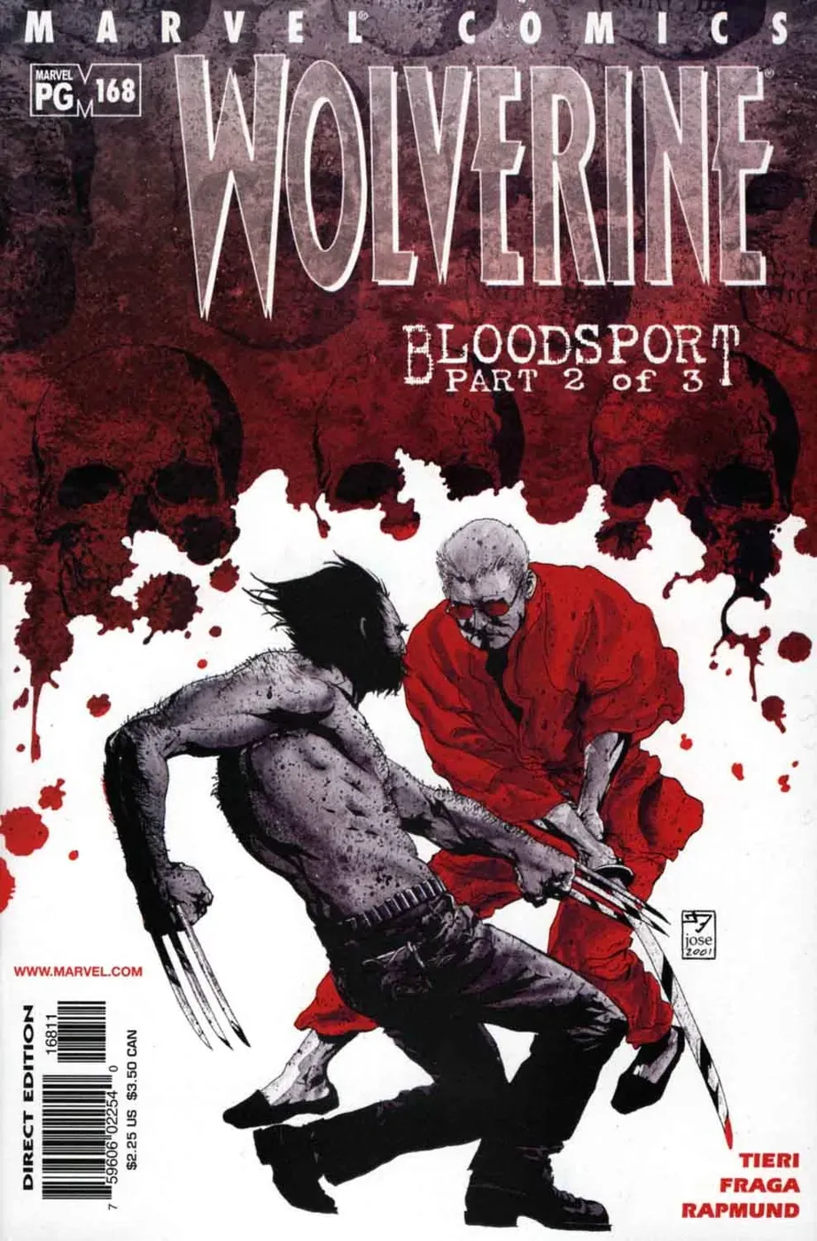 Cover of Wolverine #168