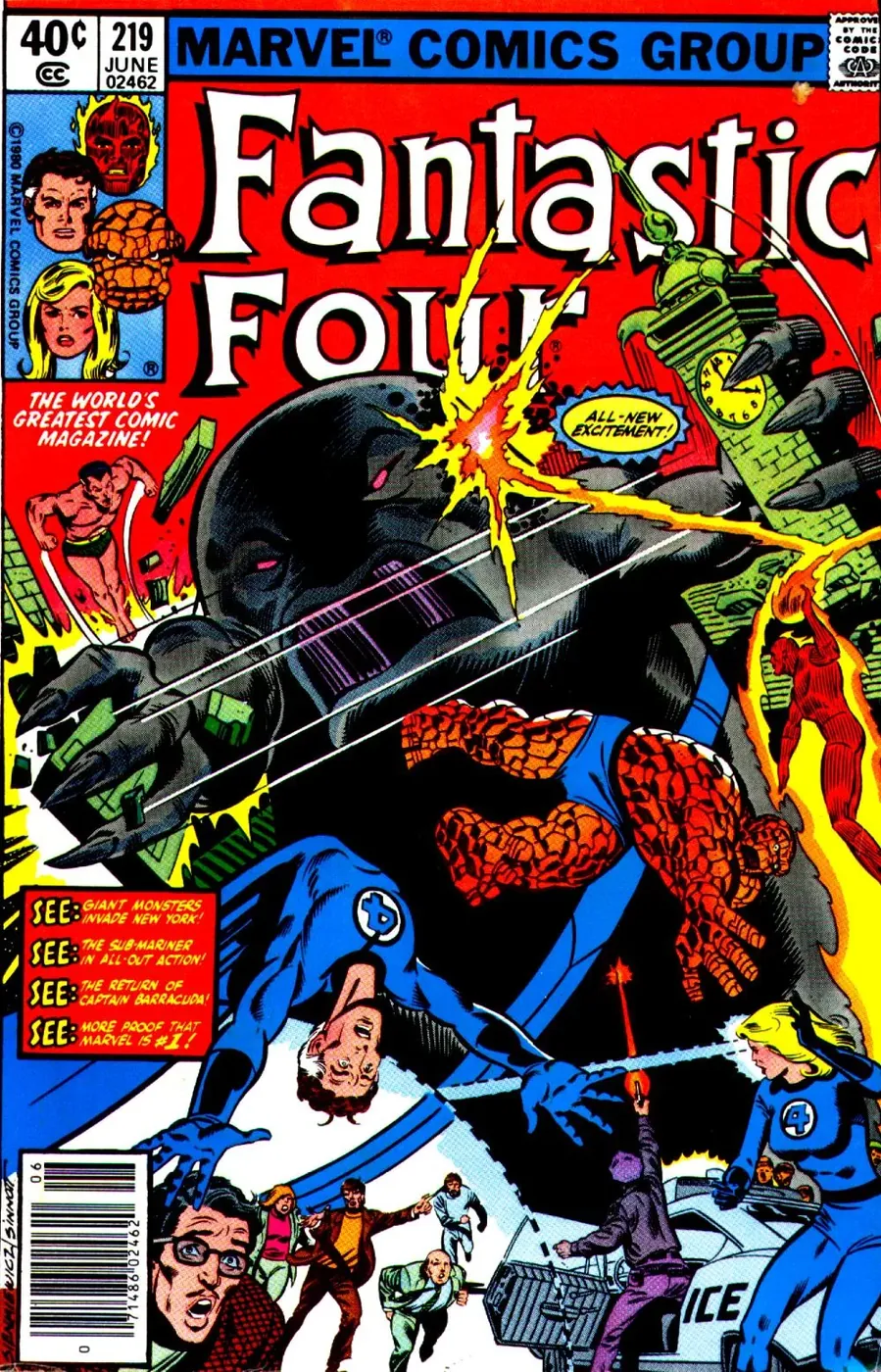 Cover of Fantastic Four #219