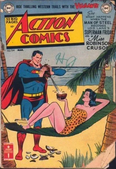 Cover of Action Comics #154