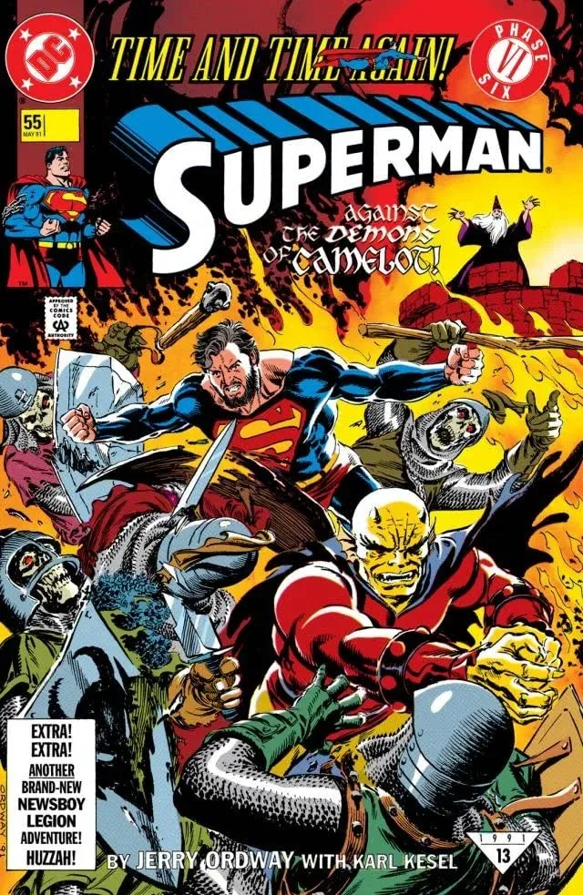Cover of Superman #55