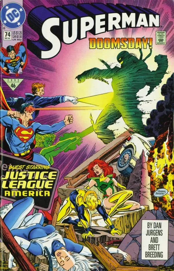 Cover of Superman #74