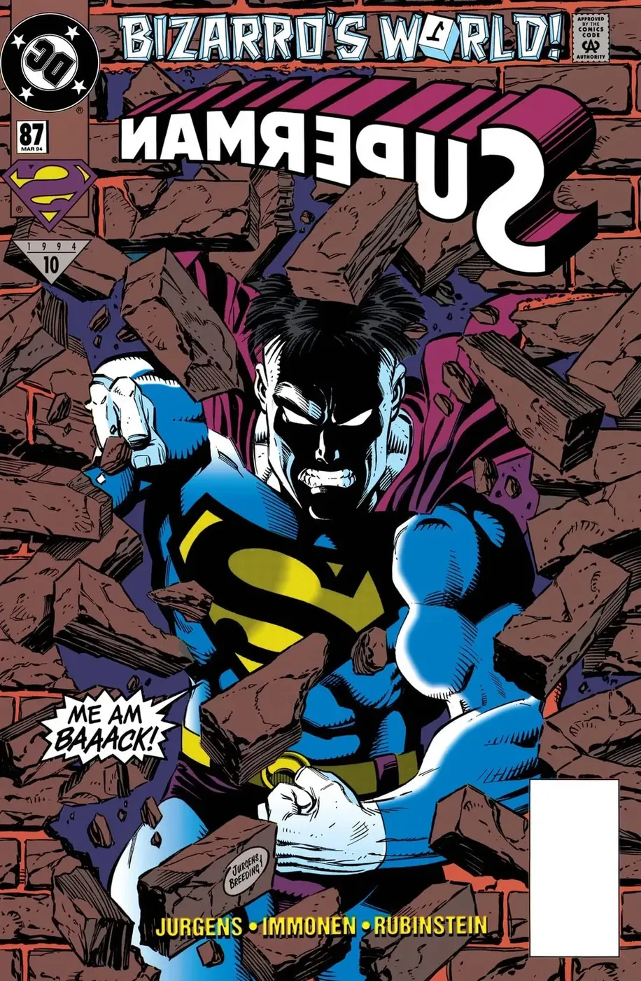 Cover of Superman #87