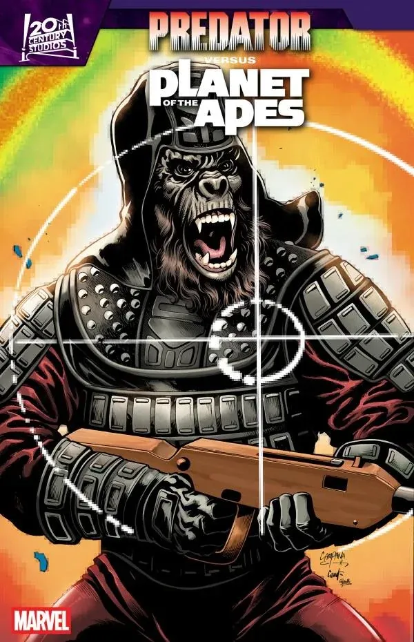 Cover of Predator vs. The Planet of the Apes #2